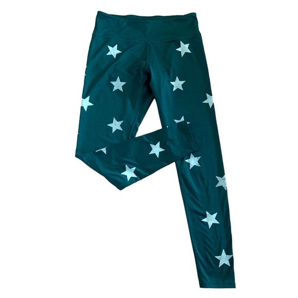 Jessica Simpson Warmup Star Print Workout Leggings - Picture 2 of 5
